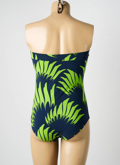 Costum de baie dintr-o singură piesă imprimeu fantezie top sutien modelat albastru SUNFLAIR femme