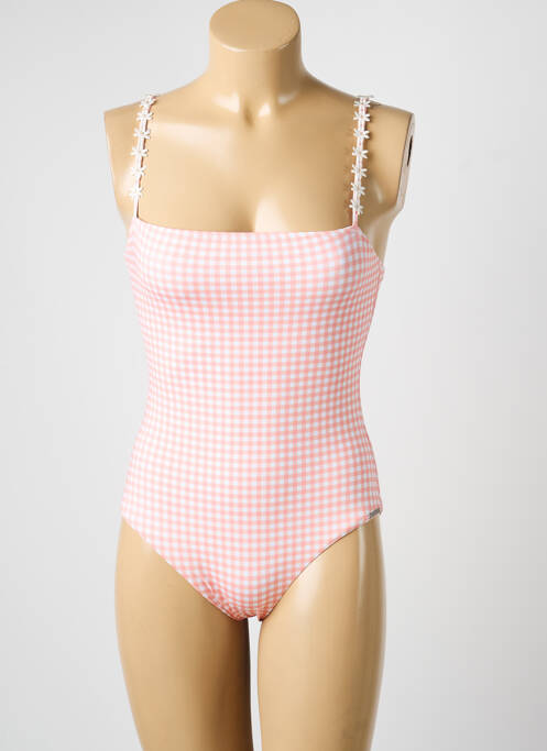 Costum de baie dintr-o singură piesă elasticitate roz YSABEL MORA femme