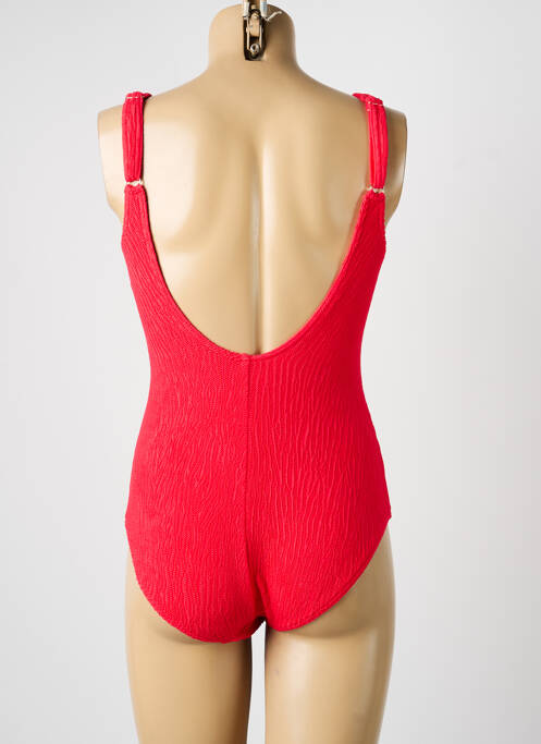 Costum de baie dintr-o singură piesă elasticitate top sutien modelat roz SUNFLAIR femme