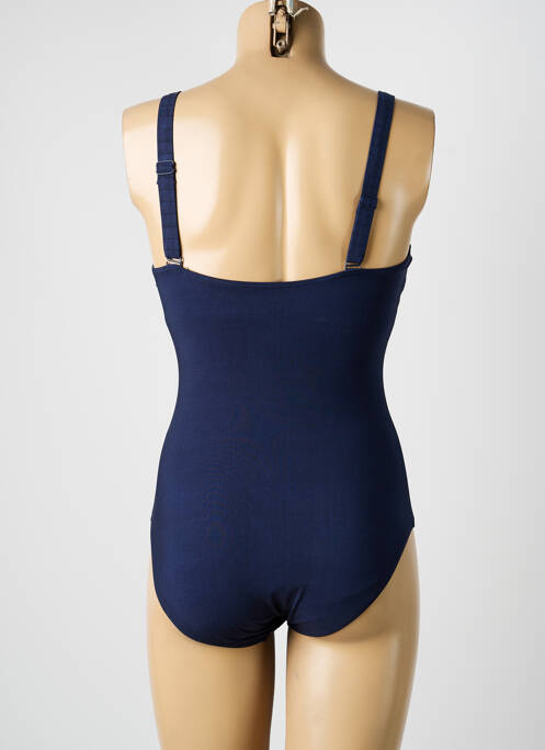 Costum de baie dintr-o singură piesă imprimeu fantezie top sutien modelat albastru SUNFLAIR femme