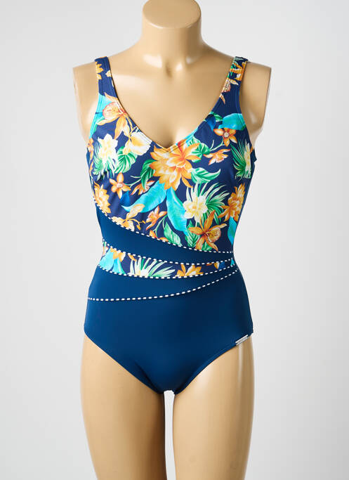 Costum de baie dintr-o singură piesă elasticitate albastru SUNMARIN femme