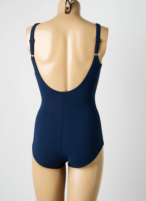 Costum de baie dintr-o singură piesă imprimeu fantezie top sutien modelat albastru SUNFLAIR femme