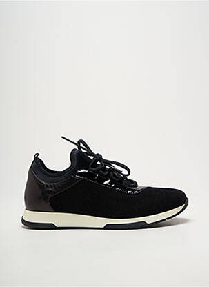 Adidași țesătură satinată toc plat până la 3 cm negru UNISA femeie