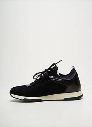 Adidași țesătură satinată toc plat până la 3 cm negru UNISA femeie