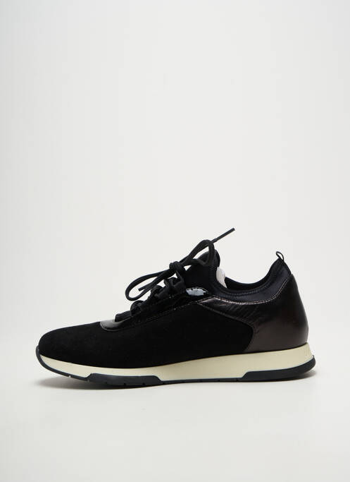 Adidași țesătură satinată toc plat până la 3 cm negru UNISA femme