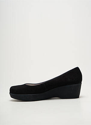 Balerine vârf rotund toc de 4 la 6 cm negru UNISA femeie