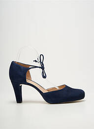 Pantofi cu toc toc cui. toc de 7 la 9 cm albastru UNISA femme