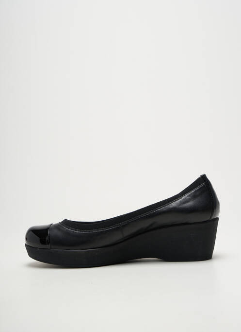 Balerine material neted toc de 4 la 6 cm negru UNISA femme