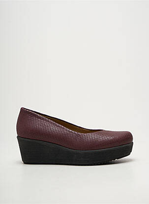 Balerine vârf rotund toc de 4 la 6 cm violet UNISA femeie