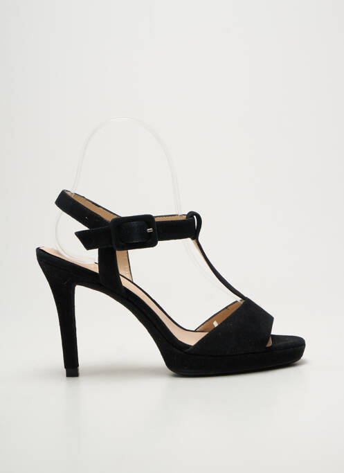 Sandale/pantofi decupați închidere cu buclă(e) toc înalt de 10cm și mai mult negru UNISA femme
