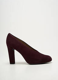 Pantofi cu toc toc cui. toc de 7 la 9 cm violet UNISA femme