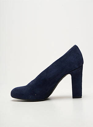 Pantofi cu toc toc cui. toc de 7 la 9 cm albastru UNISA femeie