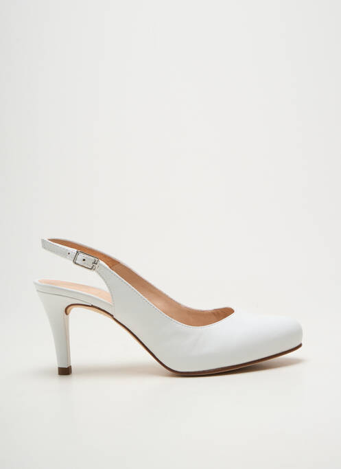 Pantofi cu toc închidere cu buclă(e) toc de 7 la 9 cm alb UNISA femme