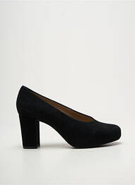 Pantofi cu toc toc pătrat toc de 7 la 9 cm negru UNISA femme