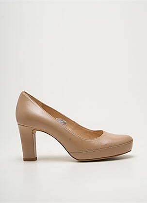 Pantofi cu toc toc cui. toc de 7 la 9 cm bej UNISA femeie