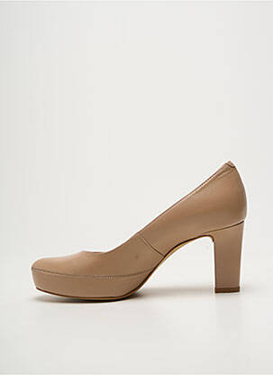 Pantofi cu toc toc cui. toc de 7 la 9 cm bej UNISA femeie