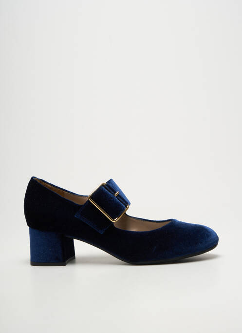 Pantofi cu toc închidere cu buclă(e) toc de 4 la 6 cm albastru UNISA femme