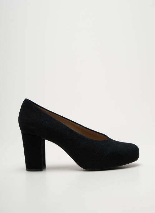 Pantofi cu toc toc pătrat toc de 7 la 9 cm negru UNISA femme