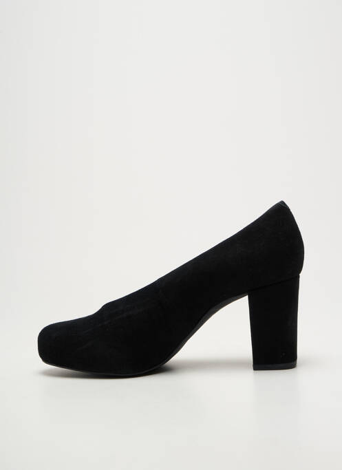 Pantofi cu toc toc pătrat toc de 7 la 9 cm negru UNISA femme