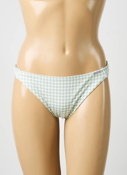 Chiloți de baie elasticitate chiloți verde YSABEL MORA femme