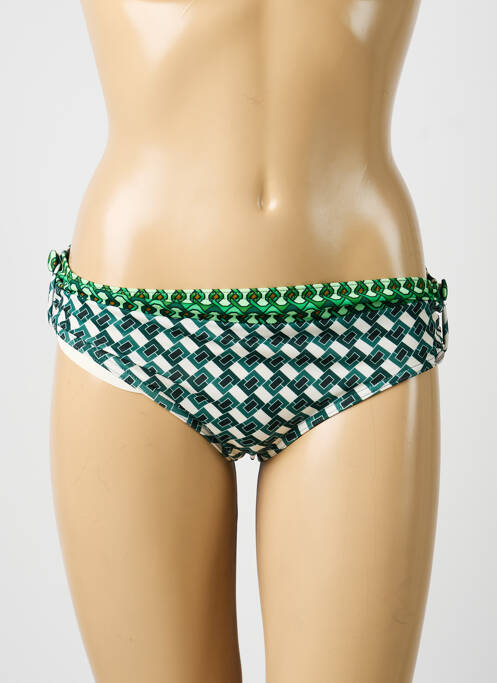 Chiloți de baie imprimeu fantezie chiloți verde SUNFLAIR femme