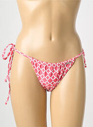 Chiloți de baie efect material satinat bikini roz YSABEL MORA femme