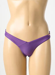 Chiloți de baie efect material satinat chiloți violet YSABEL MORA femme