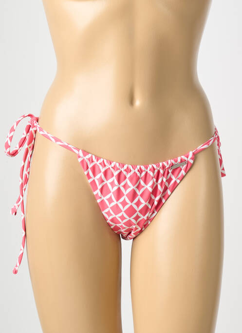 Chiloți de baie efect material satinat bikini roz YSABEL MORA femme