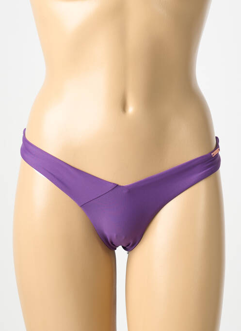 Chiloți de baie efect material satinat chiloți violet YSABEL MORA femme