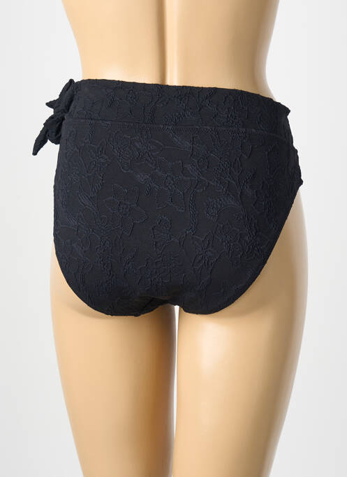Chiloți de baie efect material satinat bikini negru YSABEL MORA femme