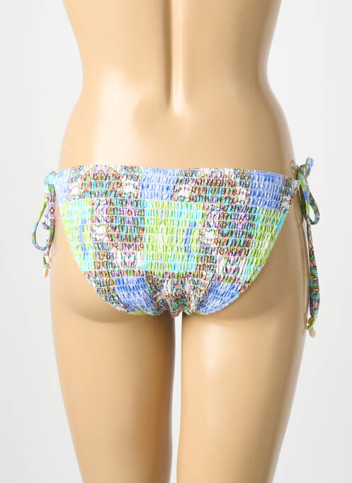 Chiloți de baie imprimeu floral bikini verde OPERA femme