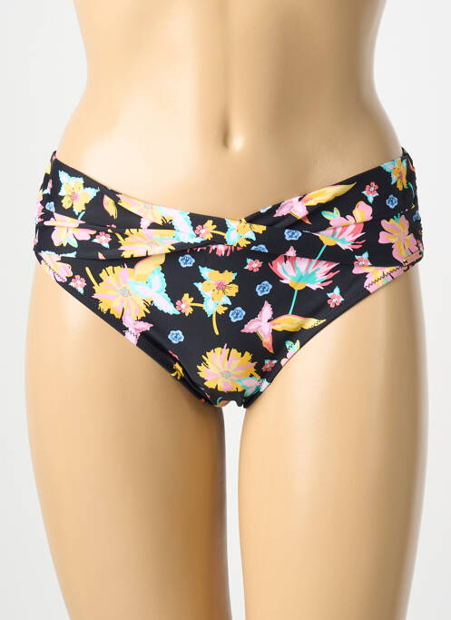 Chiloți de baie imprimeu floral chiloți negru YSABEL MORA femme