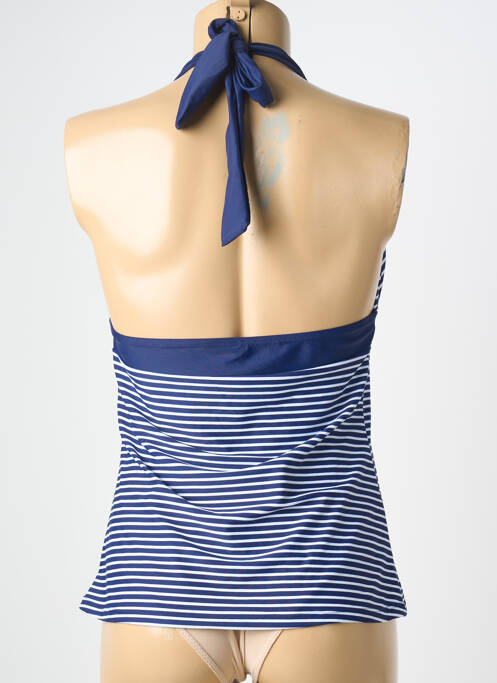 Top de baie elasticitate albastru SASSA femme