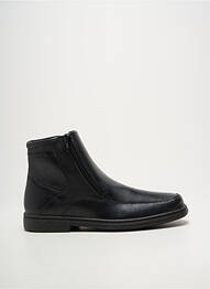 Botine/ghete vârf pătrat toc mic negru SLEDGERS homme