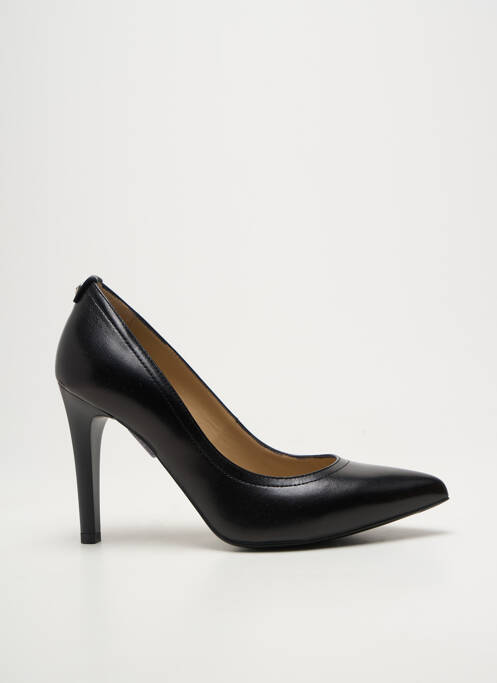 Pantofi cu toc material neted toc de 7 la 9 cm negru NERO GIARDINI femme