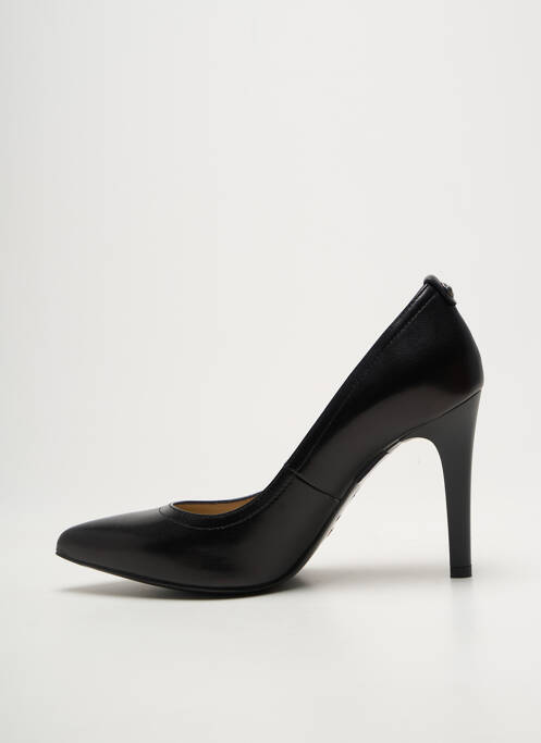 Pantofi cu toc material neted toc de 7 la 9 cm negru NERO GIARDINI femme