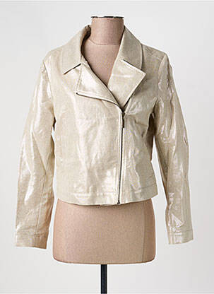 Jachete casual guler tip costum bej I.CODE (By IKKS) femeie