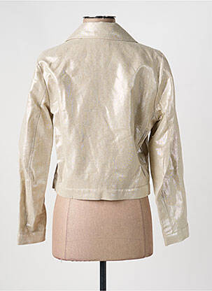 Jachete casual guler tip costum bej I.CODE (By IKKS) femeie