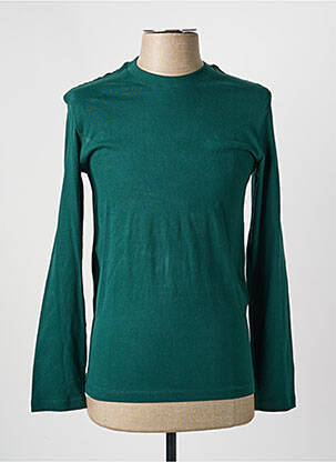 Tricou elasticitate mâneci lungi verde CELIO bărbat