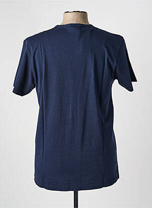 Tricou bio mâneci scurte albastru BLOTTER ATELIER bărbat