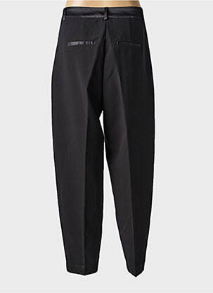 Pantalon drept țesătură crep talie înaltă negru VERO MODA femeie