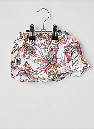 Fustă midi imprimeu floral alb IDEO fată
