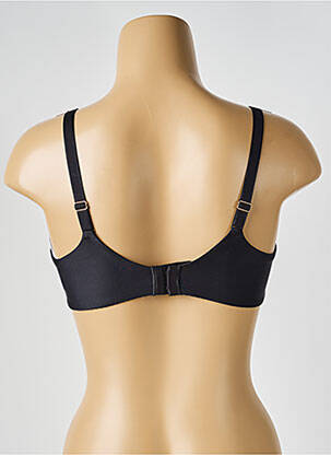 Sutien efect material satinat sutien cupe întregi cu decolteu înalt negru FEMILET femeie