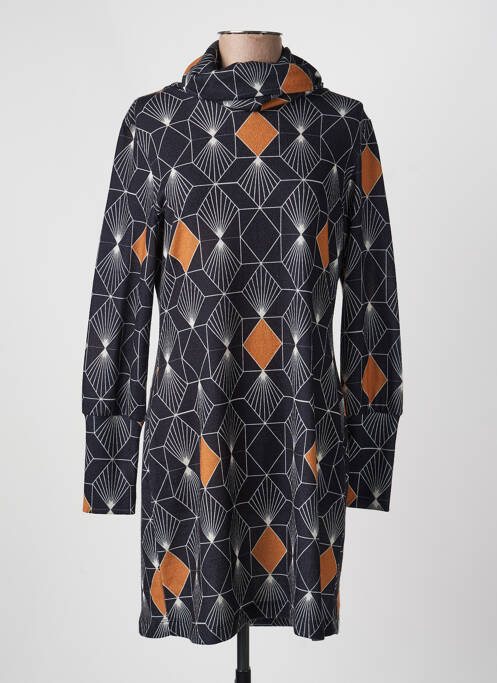 Rochie scurtă mâneci lungi mâneci lungi negru SISTTER femme
