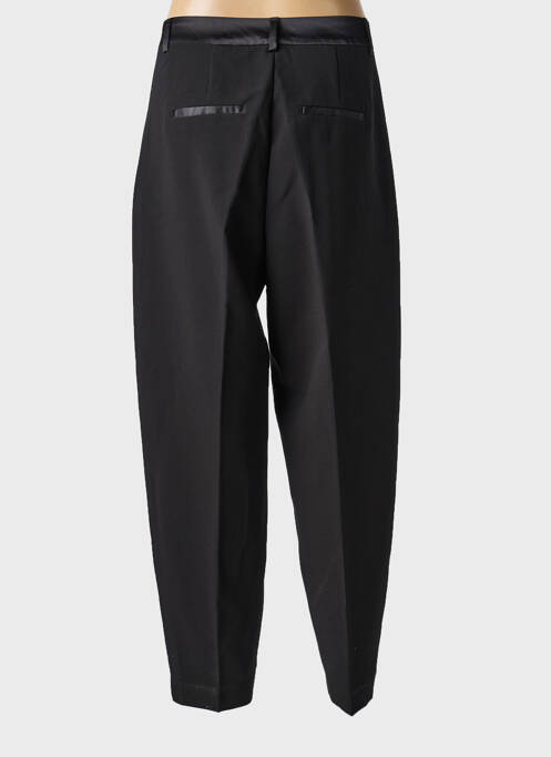 Pantalon drept țesătură crep talie înaltă negru VERO MODA femme