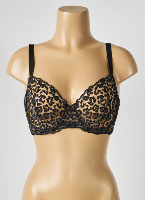 Sutien ușoară și transparentă sutien cupe întregi cu decolteu înalt negru SIMONE X SIMONE PÉRÈLE femme