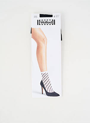Șosete formă șosete scurte negru WOLFORD femeie