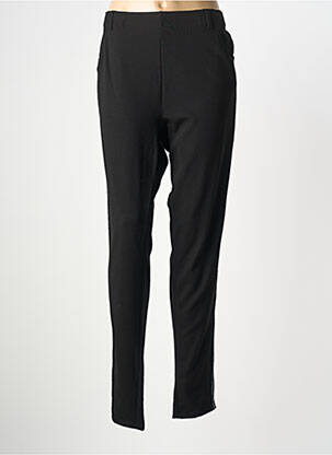 Pantalon slim țesătură poplin mărime normală negru ZHENZI femeie