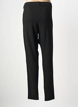 Pantalon slim țesătură poplin mărime normală negru ZHENZI femeie