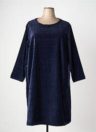 Rochie midi mâneci lungi mâneci lungi albastru KOKOMARINA femme